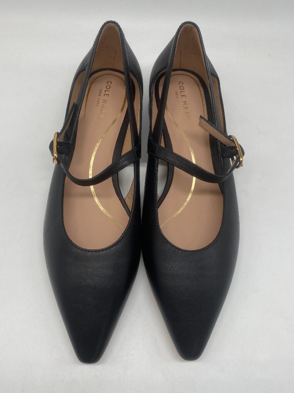 COLE HAAN GRAND 360 BLACK LEATHER LOW HEEL US WOMEN SIZE 6B